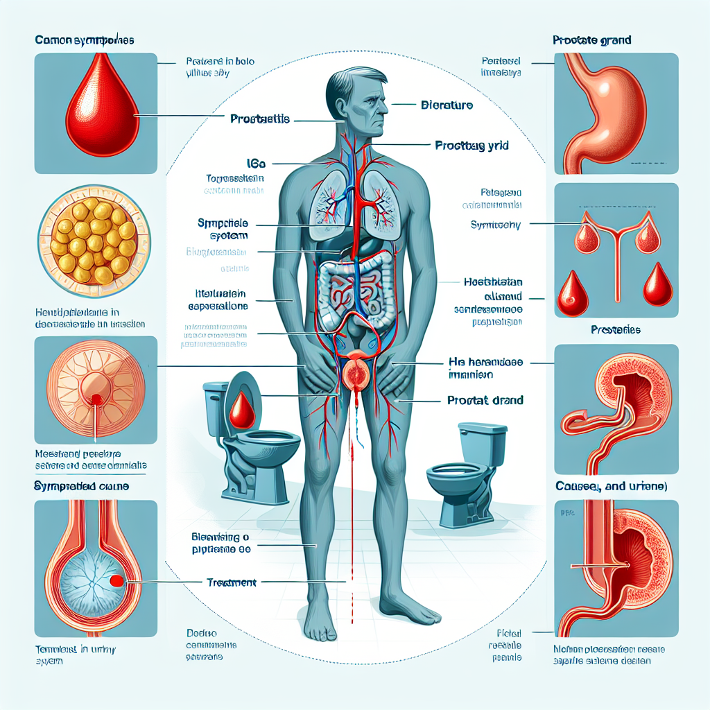 Ghid complet despre prostatită și prezența sângelui în urină, inclusiv simptome, cauze și opțiuni de tratament.