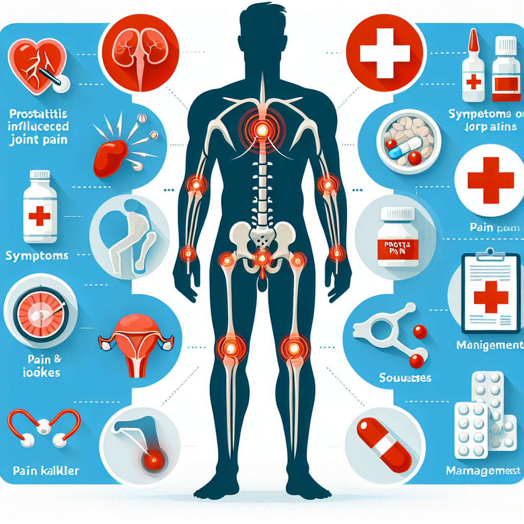 Imagine care ilustrează impactul prostatitei asupra durerilor articulare, prezentând simptome și metode de gestionare a acestei afecțiuni.