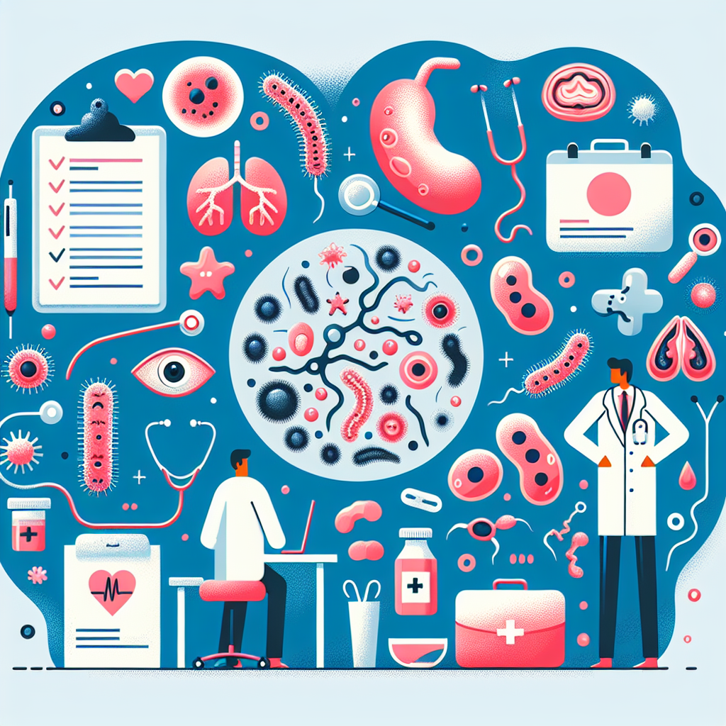 Diagrama explicativă a legăturii dintre bacteriile Enterococcus faecalis și prostatita, evidențiind simptomele, metodele de diagnostic și opțiunile de tratament.