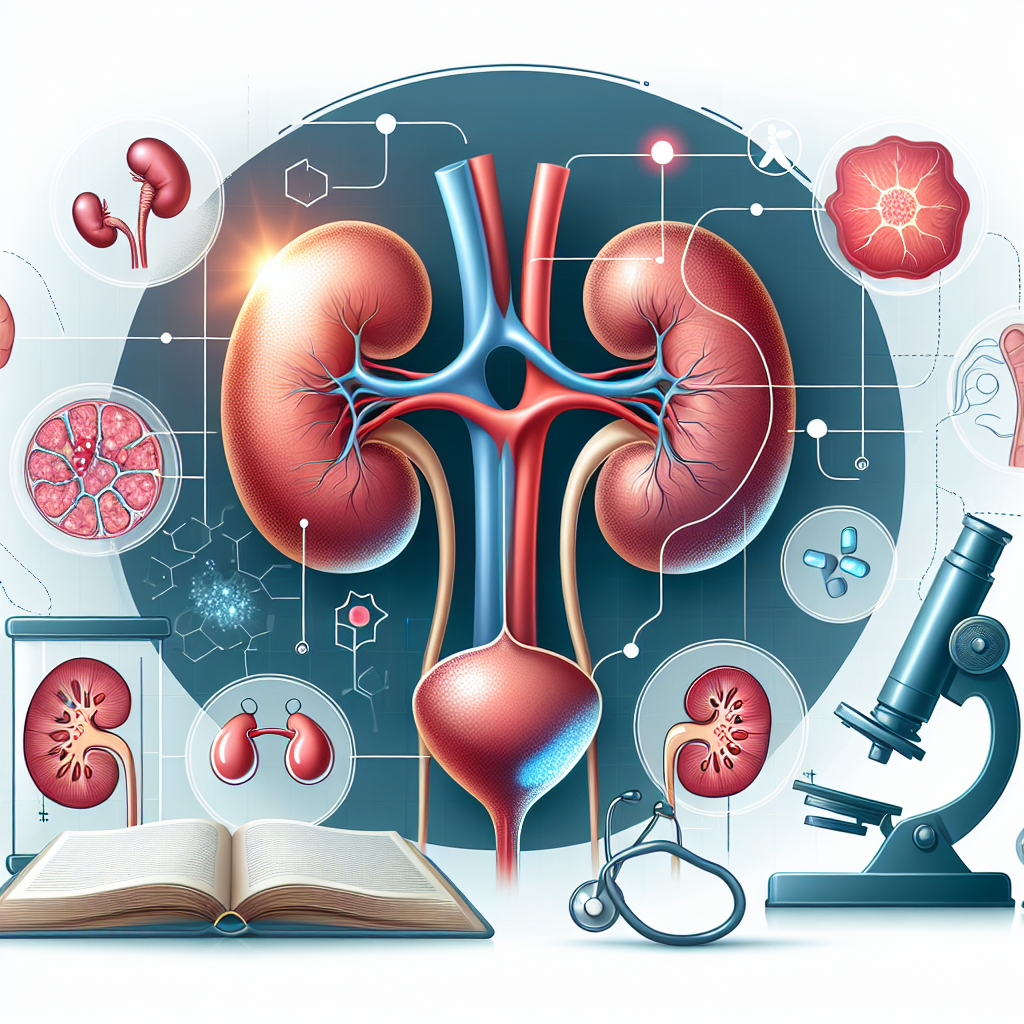 Diagramă a legăturii dintre inflamația prostatei și afectarea funcției renale